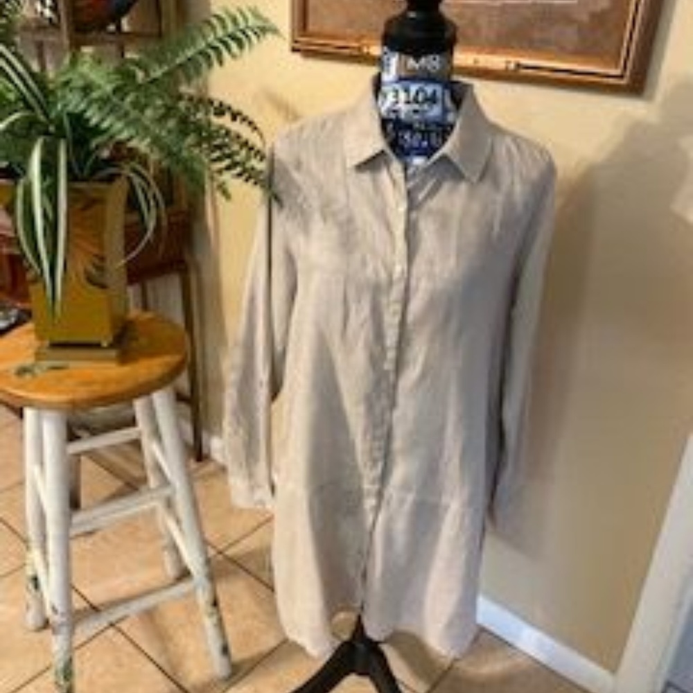 LINEN BLOUSE - Picture 2 of 2